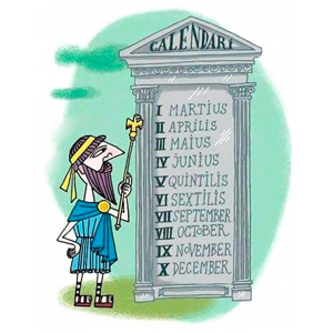 calendario gregoriano curiosidades problemas romano