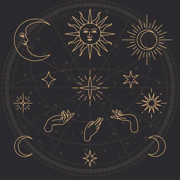 calendario lunar fases elementos
